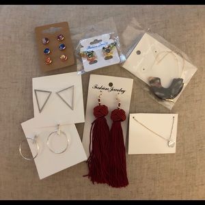 Assorted fashion earrings